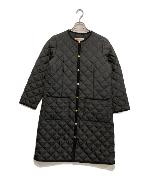 Traditional Weatherwear（トラディショナルウェザーウェア）Traditional Weatherwear (トラディショナルウェザーウェア) キルティングコート L222APQCO0098AA ブラック サイズ:36の古着・服飾アイテム