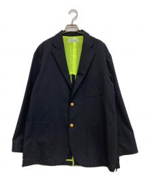 Hombre Nino（オンブレニーニョ）の古着「CORDURA WOOL BLAZER　HN0211-JK0002」｜ネイビー