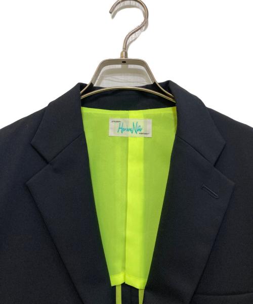 Hombre Nino（オンブレニーニョ）Hombre Nino (オンブレニーニョ) CORDURA WOOL BLAZER　HN0211-JK0002 ネイビー サイズ:Lの古着・服飾アイテム