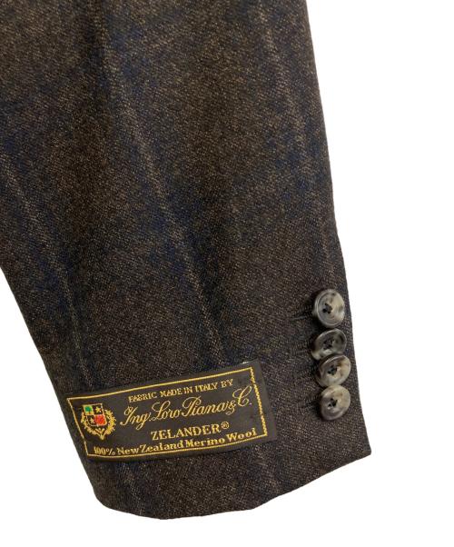 jenecostellazione（ジャンコステラッツォーネ）jenecostellazione (ジャンコステラッツォーネ) LORO PIANA (ロロピアーナ) ウール2Bジャケット　3050270 ブラウン サイズ:185 未使用品の古着・服飾アイテム