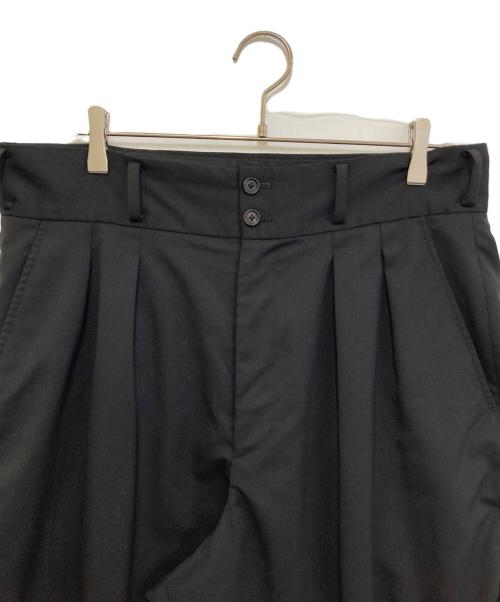 s'yte（サイト）s'yte (サイト) ウールワイドパンツ ブラック サイズ:3の古着・服飾アイテム