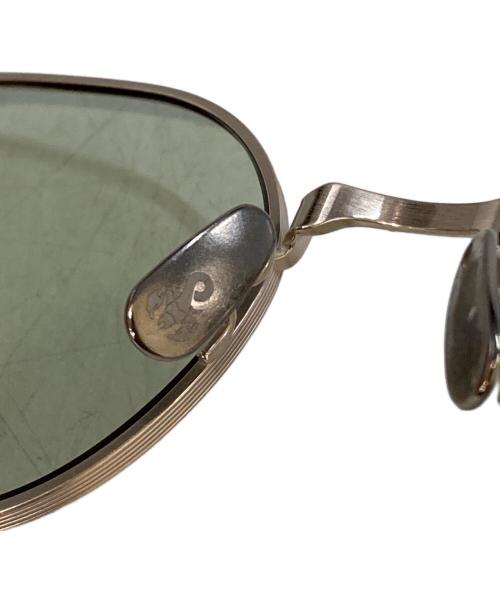 金子眼鏡（カネコガンキョウ）金子眼鏡 (カネコガンキョウ) SOPHNET. (ソフネット) METAL SUNGLASSES　000092 シルバーの古着・服飾アイテム