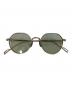 金子眼鏡（カネコガンキョウ）の古着「METAL SUNGLASSES　000092」｜シルバー