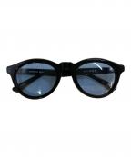 金子眼鏡×uniform experimentカネコガンキョウ×ユニフォームエクスペリメント）の古着「BOSTON SUNGLASSES」｜ブラック
