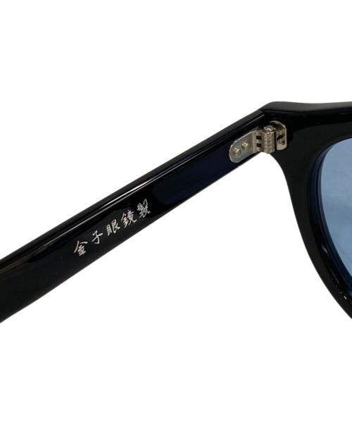 金子眼鏡（カネコガンキョウ）金子眼鏡 (カネコガンキョウ) uniform experiment (ユニフォームエクスペリメント) BOSTON SUNGLASSES ブラックの古着・服飾アイテム