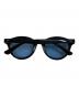 金子眼鏡 (カネコガンキョウ) uniform experiment (ユニフォームエクスペリメント) BOSTON SUNGLASSES ブラック：25000円