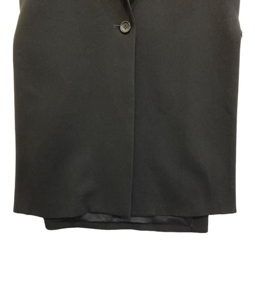 Col Pierrot（コルピエロ）Col Pierrot (コルピエロ) Georgette Vest ブラック サイズ:不明(実寸をご参考下さい)の古着・服飾アイテム