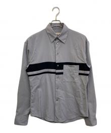 MARNI（マルニ）の古着「ウールトロピカル レギュラーカラーシャツ」｜グレー