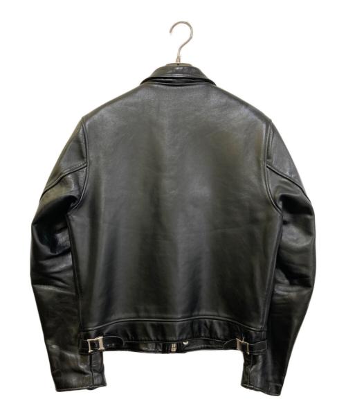 666（666）666 (666) Mywayman シングルライダースジャケット ブラック サイズ:38の古着・服飾アイテム