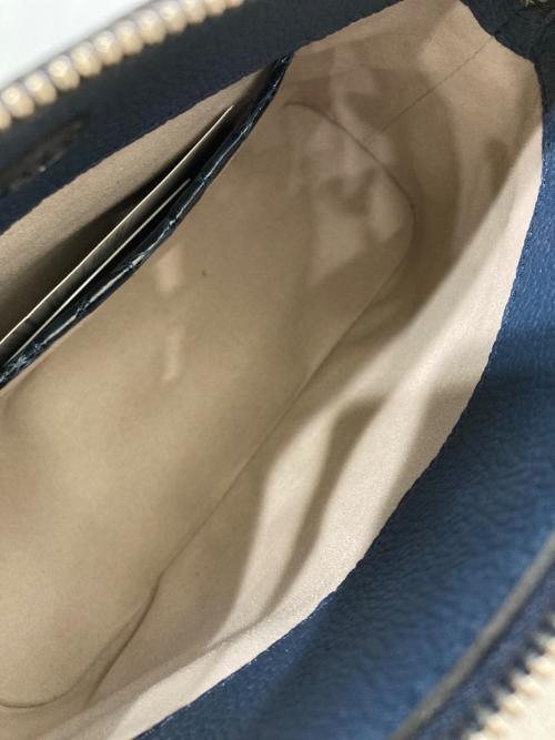 ZAO（ザオー）ZAO (ザオー) シャイニングラージクロコ2WAYショルダーバッグ ブラックの古着・服飾アイテム