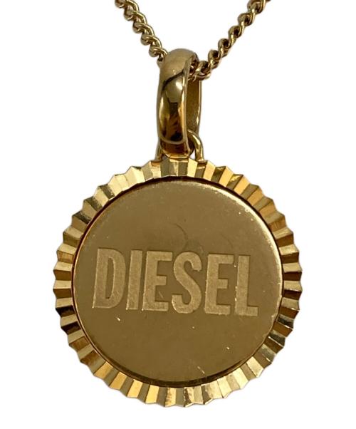 DIESEL（ディーゼル）DIESEL (ディーゼル) ペンダントネックレス ゴールドの古着・服飾アイテム