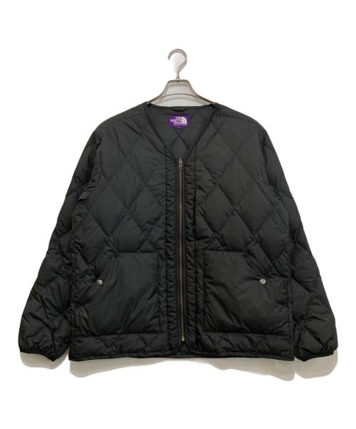 THE NORTHFACE PURPLELABEL（ザ・ノースフェイス パープルレーベル）THE NORTHFACE PURPLELABEL (ザ・ノースフェイス パープルレーベル) PLAS Field Down Cardigan N24FA027 ブラック サイズ:Lの古着・服飾アイテム