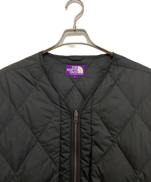 THE NORTHFACE PURPLELABEL（ザ・ノースフェイス パープルレーベル）THE NORTHFACE PURPLELABEL (ザ・ノースフェイス パープルレーベル) PLAS Field Down Cardigan N24FA027 ブラック サイズ:Lの古着・服飾アイテム