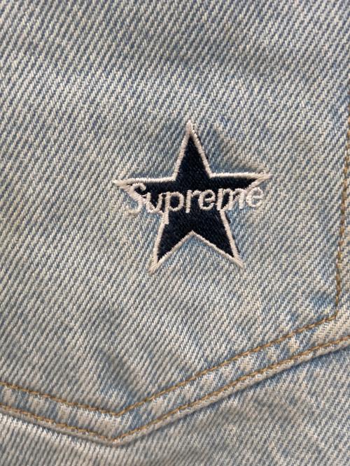 SUPREME（シュプリーム）SUPREME (シュプリーム) star logo denim pants インディゴ サイズ:32の古着・服飾アイテム