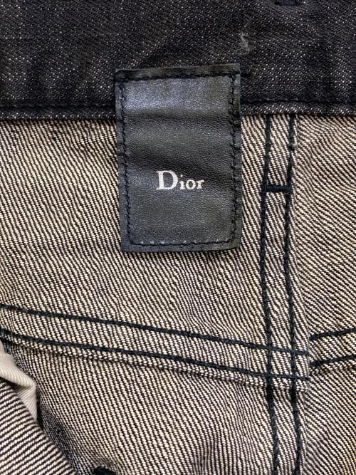 DIOR HOMME（ディオール オム）DIOR HOMME (ディオール オム) 爪痕ブラックデニムパンツ ブラック サイズ:29の古着・服飾アイテム