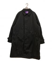 THE NORTHFACE PURPLELABEL（ザ・ノースフェイス パープルレーベル）の古着「ステンカラーコート　NY2373N」｜ブラック