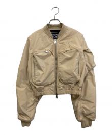 DIESEL（ディーゼル）の古着「G-KHLOE テクニカルボンバージャケット　0EFAC」｜ベージュ