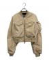 DIESEL（ディーゼル）の古着「G-KHLOE テクニカルボンバージャケット　0EFAC」｜ベージュ