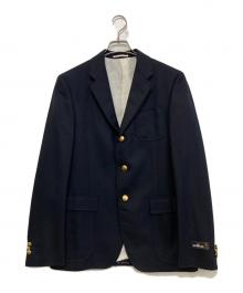 Mr.BATHING APE（ミスターベイジングエイプ）の古着「金釦テーラードジャケット　007JKA801002X」｜ネイビー