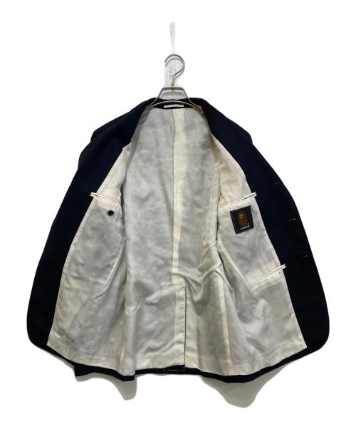 Mr.BATHING APE（ミスターベイジングエイプ）Mr.BATHING APE (ミスターベイジングエイプ) 金釦テーラードジャケット　007JKA801002X ネイビー サイズ:50の古着・服飾アイテム