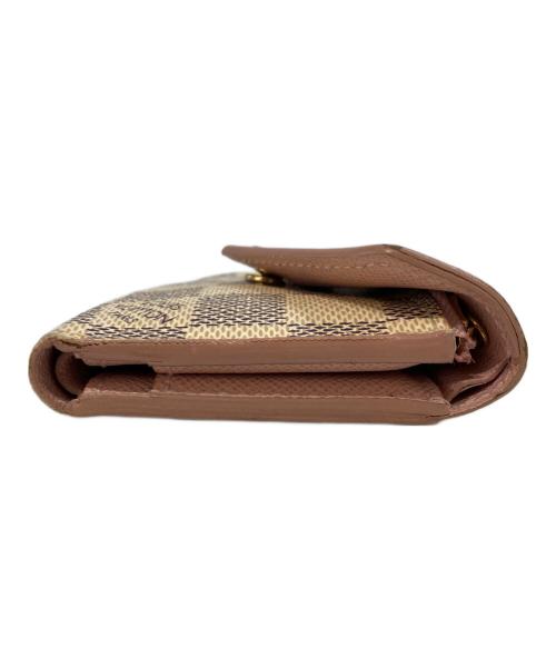 LOUIS VUITTON（ルイ ヴィトン）LOUIS VUITTON (ルイ ヴィトン) ポルトフォイユ・ゾエ ダミエ アズール　N60251 アイボリーの古着・服飾アイテム