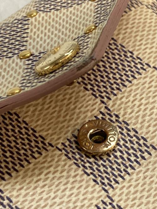 LOUIS VUITTON（ルイ ヴィトン）LOUIS VUITTON (ルイ ヴィトン) ポルトフォイユ・ゾエ ダミエ アズール　N60251 アイボリーの古着・服飾アイテム
