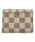 LOUIS VUITTON (ルイ ヴィトン) ポルトフォイユ・ゾエ ダミエ アズール　N60251 アイボリー：25000円