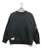WTAPSダブルタップス）の古着「クルーネックスウェット 232ATDT-CSM18」｜ブラック