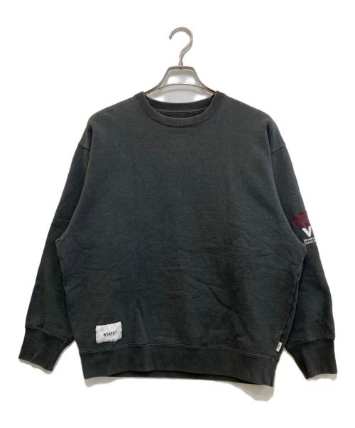 WTAPS（ダブルタップス）WTAPS (ダブルタップス) クルーネックスウェット 232ATDT-CSM18 ブラック サイズ:X 03の古着・服飾アイテム