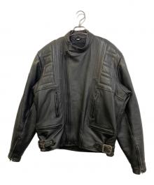 BELSTAFF（ベルスタッフ）の古着「バイカーレザージャケット」｜ブラック
