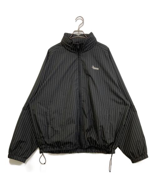 SUPREME（シュプリーム）SUPREME (シュプリーム) Reflective Pinstripe Track Jacket ブラック サイズ:Lの古着・服飾アイテム