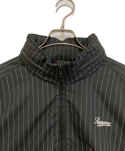 SUPREME（シュプリーム）SUPREME (シュプリーム) Reflective Pinstripe Track Jacket ブラック サイズ:Lの古着・服飾アイテム