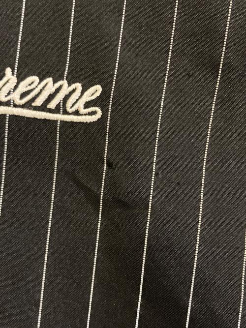 SUPREME（シュプリーム）SUPREME (シュプリーム) Reflective Pinstripe Track Jacket ブラック サイズ:Lの古着・服飾アイテム