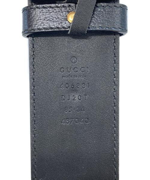 GUCCI（グッチ）GUCCI (グッチ) ベルト　406831 ブラックの古着・服飾アイテム