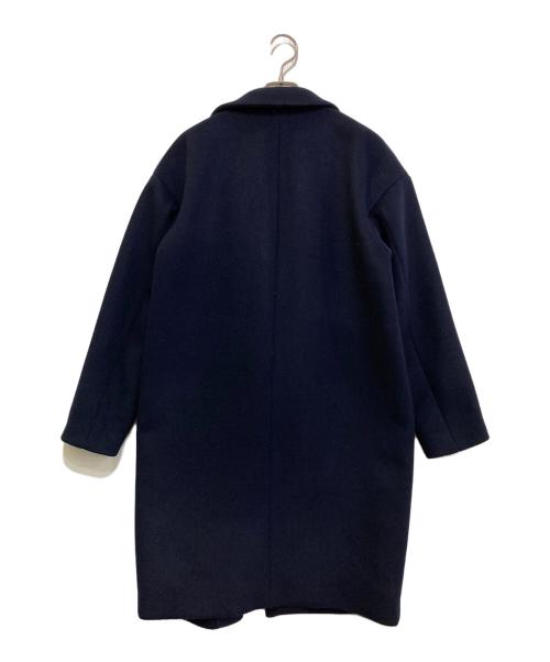 YOKO CHAN（ヨーコチャン）YOKO CHAN (ヨーコチャン) ウールチェスターコート　YCC-414-035 ネイビー サイズ:38の古着・服飾アイテム