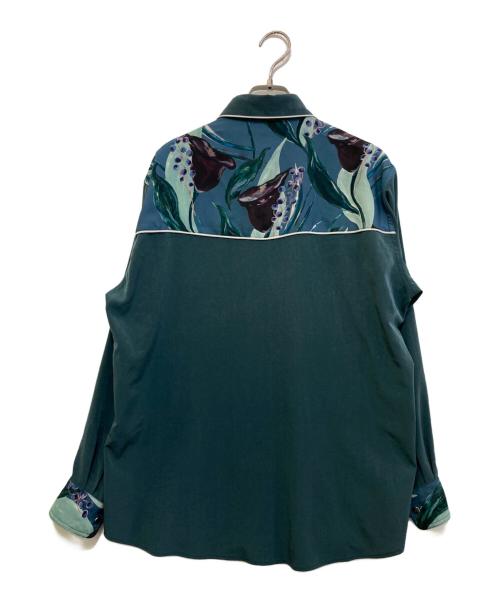 RAINMAKER（レインメーカー）RAINMAKER (レインメーカー) WESTERN SHIRT　RM221-036 グリーン サイズ:44の古着・服飾アイテム