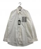 RAF SIMONS ARCHIVE REDUXラフシモンズ アーカイブ）の古着「Joy Divisioin 刺繍シャツ」｜ホワイト