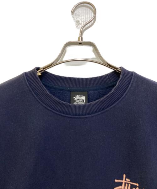 stussy（ステューシー）stussy (ステューシー) DRAGON STUSSY CREW スウェット　1914847 ネイビー サイズ:Mの古着・服飾アイテム