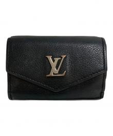 LOUIS VUITTON（ルイ ヴィトン）の古着「ポルトフォイユ ロックミニ　M63921」｜ブラック