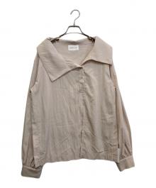 CAPRICIEUX LE'MAGE（カプリシューレマージュ）の古着「カシュクールシャツ　LEZ1062204A0002」｜ピンク