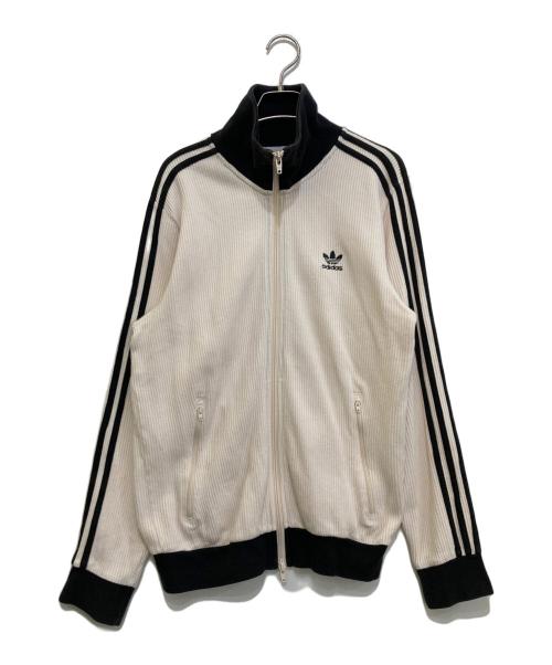 adidas（アディダス）adidas (アディダス) ベッケンバウアー ワッフルトラックジャケット　HR3307 アイボリー サイズ:Mの古着・服飾アイテム