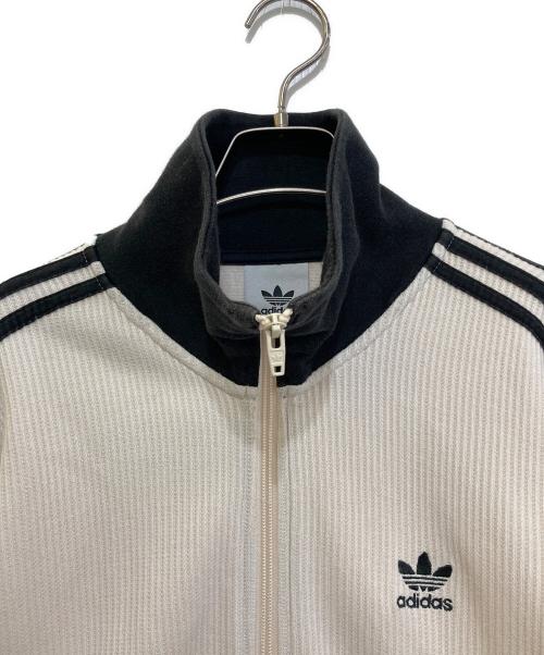 adidas（アディダス）adidas (アディダス) ベッケンバウアー ワッフルトラックジャケット　HR3307 アイボリー サイズ:Mの古着・服飾アイテム