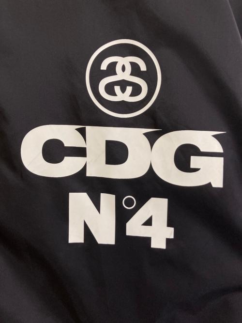 CDG（シーディージー）CDG (シーディージー) stussy (ステューシー) コーチジャケット　SHJ001 ブラック サイズ:Lの古着・服飾アイテム