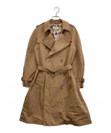 GUCCI（グッチ）の古着「Floral Pattern Lining Trench Coat　572881　」｜ベージュ