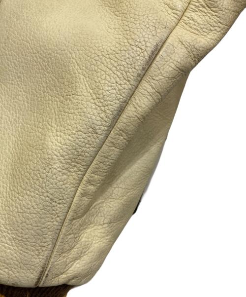 Champion（チャンピオン）Champion (チャンピオン) フルデコスタジアムジャケット　C3-U620 ブラウン サイズ:Mの古着・服飾アイテム