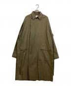 SUBLATIONSサブレーションズ）の古着「IRIDESCENT LONG SHIRT　S021301」｜カーキ