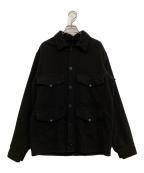 JUNYA WATANABE MAN×FILSONジュンヤワタナベマン×フィルソン）の古着「製品染縮絨 Wool Acrylic Twill Jacket　WP-J008」｜ブラック