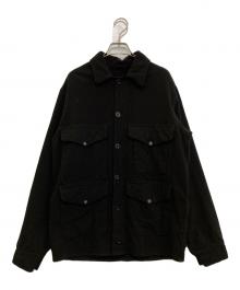 JUNYA WATANABE MAN×FILSON（ジュンヤワタナベマン×フィルソン）の古着「製品染縮絨 Wool Acrylic Twill Jacket　WP-J008」｜ブラック