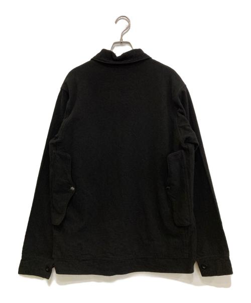 JUNYA WATANABE MAN（ジュンヤワタナベマン）JUNYA WATANABE MAN (ジュンヤワタナベマン) FILSON (フィルソン) 製品染縮絨 Wool Acrylic Twill Jacket　WP-J008 ブラック サイズ:Mの古着・服飾アイテム
