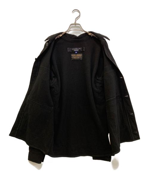 JUNYA WATANABE MAN（ジュンヤワタナベマン）JUNYA WATANABE MAN (ジュンヤワタナベマン) FILSON (フィルソン) 製品染縮絨 Wool Acrylic Twill Jacket　WP-J008 ブラック サイズ:Mの古着・服飾アイテム